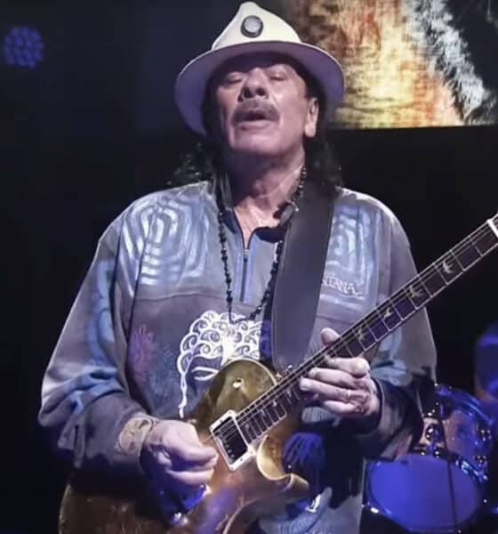 Carlos Santana à Guitare en Scène